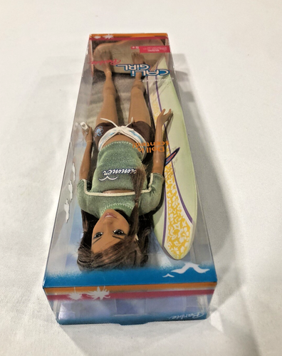 2004 Mattel Summer Cali Girl Surfer Barbie Puppe Ständer enthalten - Bild 4 von 19