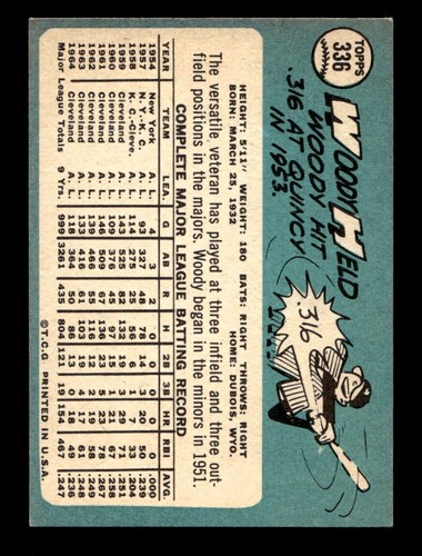 1965 Topps Baseball 9-358 VG-EX Pick From List All PICTURED cc1 qq3 yy4 - Picture 333 of 501
