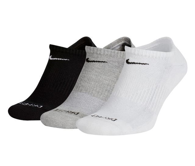 2 Nike NoShow Grey Socks 3pk. Men's size 812 (6 Socks) eBay