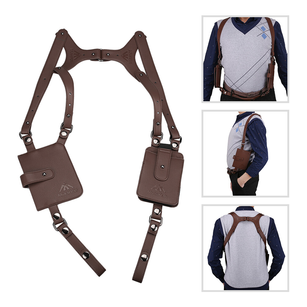 Leder Halfter Tasche Baumwolle Holster Schulterholster psy security Geldtasche D