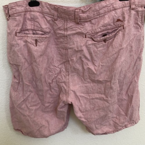 Tommy Bahama Leinen Shorts Herren 40 lachs rosa Nadelstreifen - Bild 7 von 13