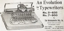 Original Scientific Keyboard No.7 BLICKENSDERFER TYPEWRITER Antique1898 Print Ad