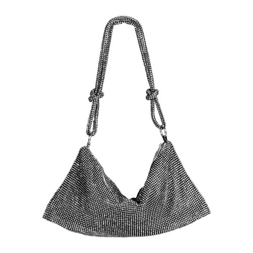 Rhinestone Crystal Evening Bag Women's Bar Dinner Party Handbag - Picture 100 of 106