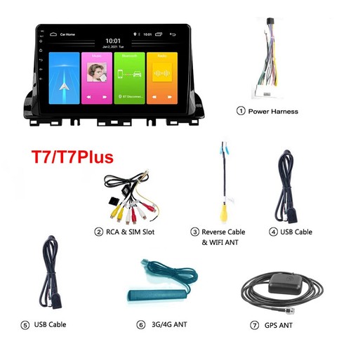 2 Din Android 13 Carplay 10" Car Stereo Radio GPS For KIA CERATO K3 FORTE 18-21 - Bild 7 von 32