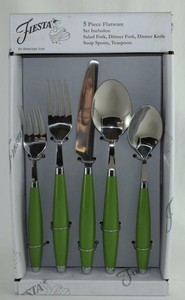 SHAMROCK-Fiesta-5-Piece-Flatware-Silverware-Set-NIB-1st-Quality