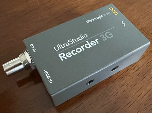 Blackmagic Design UltraStudio Recorder 3G Capture Device Open Box