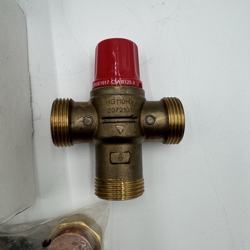 Thermostatic Mixing Valve Cash Acme Heatguard TMV HG110-HX Sweat Ends 831072 - Picture 3 of 11