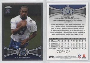 2012 Topps Chrome TY Hilton #168 Rookie RC