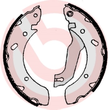 Rear BREMBO S 30 504 Brake Shoe Set for HYUNDAI - Picture 1 of 2