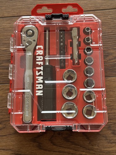Craftsman 24 Pc Metric 3/8” Drive CMMT12011 New Mechanics Tool Set - Picture 10 of 24