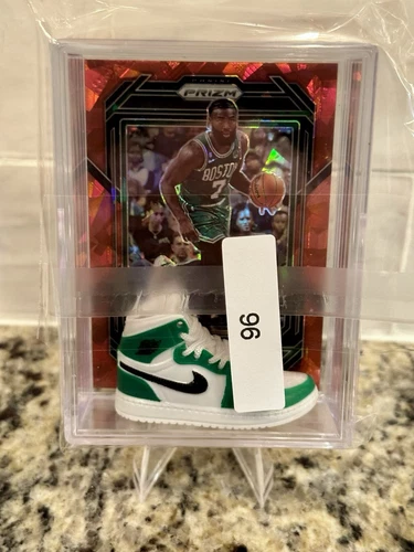 Jaylen Brown Card w/ Shadow Box - 2019-2020 Panini Donruss Optic Basketball 👟
