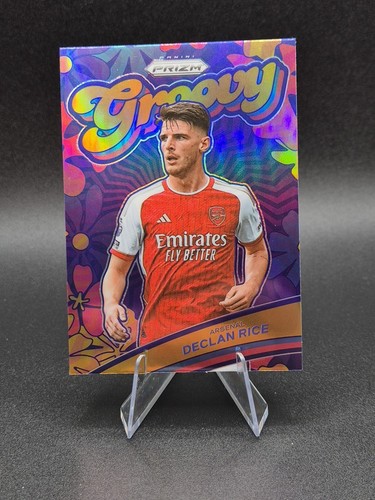 2023-24 Prizm Premier League Declan Rice Groovy SSP Arsenal  - Picture 1 of 2