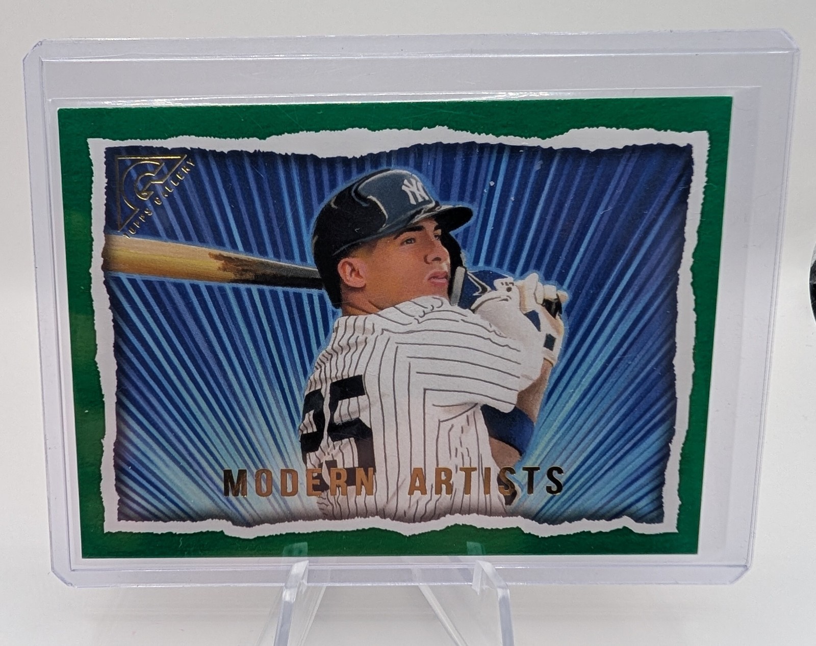 2020 Topps Gallery - Modern Artists Gleyber Torres #MP-10 Green /250