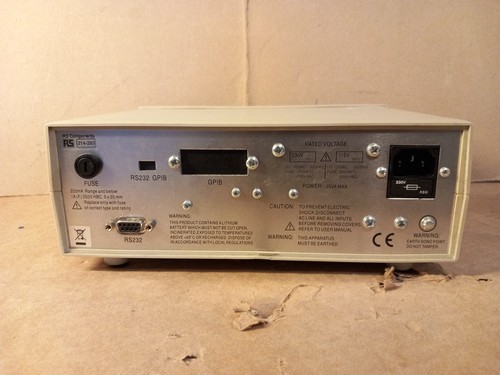 British TTI 1906 Desktop Digital Multimeter - Bild 7 von 14