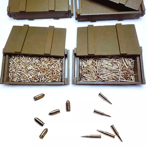 Caja de armas 1/6 estuche de munición pistola balas modelo conjunto para figura de acción de 12" escena utilería - Imagen 11 de 11
