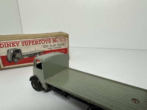 Dinky Toys 513 Foden Flat Truck With Tailboard C/w Original Box - Picture 10 of 18
