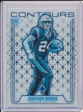 Jonathan Brooks 2024 Phoenix Contours CON-JBS Texas Panthers RC Rookie