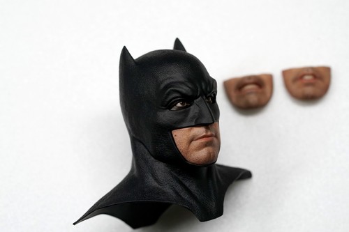 1/6 Hot Toys MMS731 BVS 2.0 Batman cowl head sculpt batfleck ben affleck mms732 - Picture 3 of 11