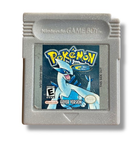 Pokemon Silberne Version für Nintendo Game Boy - Ungetestet - Original Cartridge Vintage