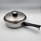 VTG Amway Queen Sauté Pan 1.5 Qt 7.5 In Stainless Steel Multi-Ply USA with Lid