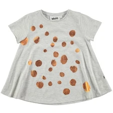 Molo girls size 6 splatter shirt top