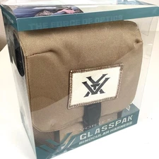 NEW Vortex GlassPak Binocular Harness Nylon Tan Hunting Storage Case VT-P400