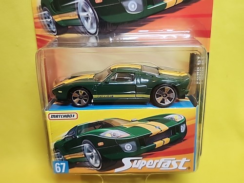 2006 MATCHBOX #67 FORD GT GRÜN SUPERFAST NOS 🔥G - Bild 3 von 12