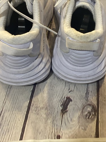 Size 9 - Hoka One One Shoes Women’s Sneakers Bondi SR WHT Oil & Slip Resistant - Picture 14 of 23