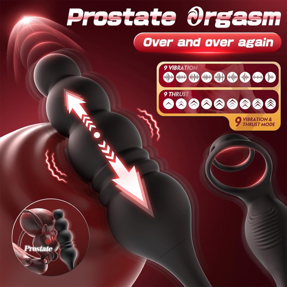 Vibrator Prostata Massage gerät Stimulator Penis Ring Sexspielzeug für Männer DE