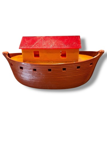 60' Noah's Ark Miniature Plastic Playset - 49 Animals 6 People See Pics - Flaws - Bild 13 von 15