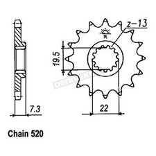 JT Sprockets Sprocket - JTF434.16