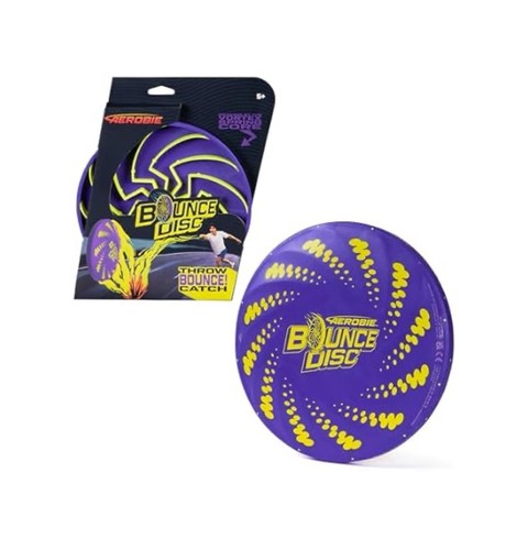 Aerobie Bounce Disc, Throwing Toy Frisbee, Backyard And Outdoor Games Brand New