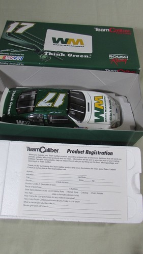 NASCAR DE CARRERAS DE ACCIÓN PERSONALIZADA MATT KENSETH #17 WM ¡PIENSA EN VERDE! - Imagen 3 de 6