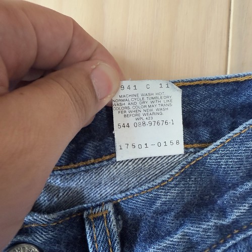 Vintage Levis 501 Jeans 25 Blau 80er Medium Wash Made USA Damen Non Selvedge - Bild 5 von 10