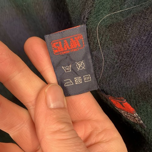 Vintage Slam Jacket Mens 3XL Blue Yachting Sailing Coat Fireman Clasp Oversized - Picture 9 of 19