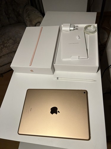 Apple iPad 8. Gen 128GB, Wi-Fi, 10,2 Zoll - Gold Tablet + Apple Pencil OVP - Bild 6 von 20