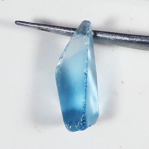 7.60 Cts Natural Sky Blue Blue TOPAZ ROUGH Topaz Gemstone 8x18x7 mm tz398
