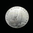 1oz .999 Fine Silver Round 9/11, God Bless America, Land Of The Free Twin Towers