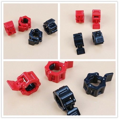 Fast Pair Clamps 1 Buckle Dumbbell Collars Weight 25MM Barbell Clips Spinlock - Picture 5 of 13