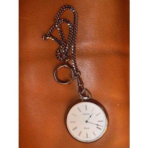 Price reduced again Rare TISSOT pocket watch Swiss made New - Picture 4 of 6