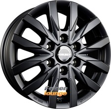 4x BORBET CW6 Black Matt 6,5x16 ET62 6x130