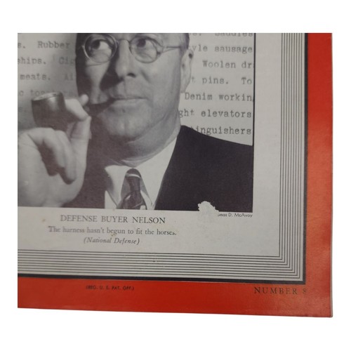 Vintage February 24, 1941 Time Magazine Defense Buyer Nelson World War II - Picture 7 of 16