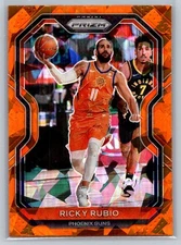2020-21 Panini Prizm #235 Ricky Rubio Orange Ice Prizms