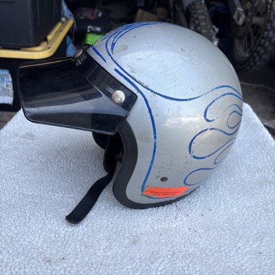 Vintage Bell Super Magnum Motorcycle Helmet Size 7 & 1/4