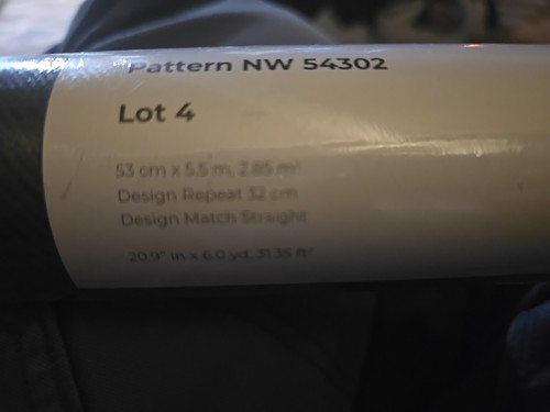 NextWall Wallpaper Dark Blue and Evergreen Tailor Plaid 54302 Roll 31.35ft - Picture 6 of 6