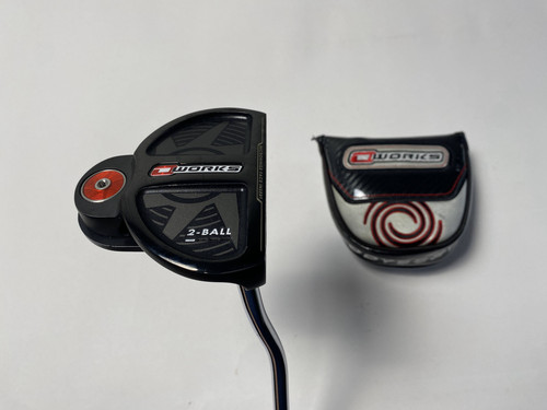 Odyssey O-Works 2-Ball Putter 35" Mens RH W/Head Cover - Picture 1 of 11