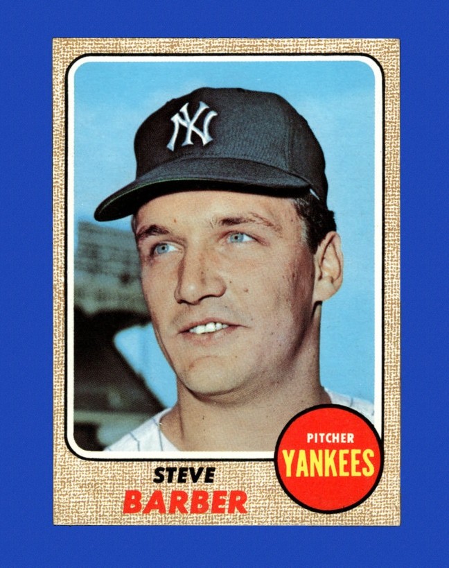 1968 Topps Set-Break #316 Steve Barber NR-MINT *GMCARDS*