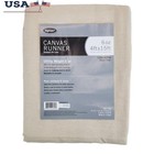 4ft x 15ft Heavy Duty Canvas Drop Cloth 6oz Reusable Dust Paint Cover Sheet New