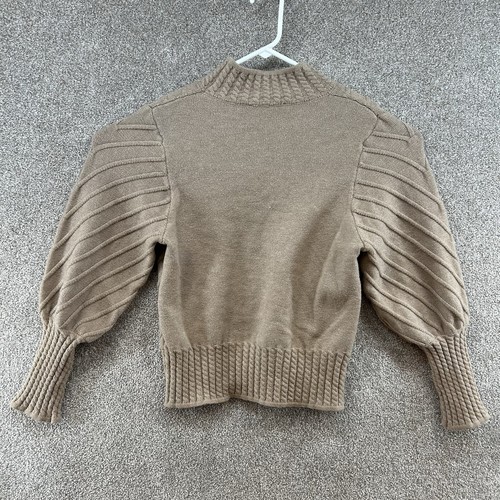 Catherine Malandrino Women's Sweater Size XL Beige Long Sleeve Pullover - Picture 4 of 11