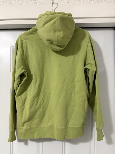 Supreme Set In Logo Hooded Sweatshirt Green Size M Men’s - Picture 7 of 11